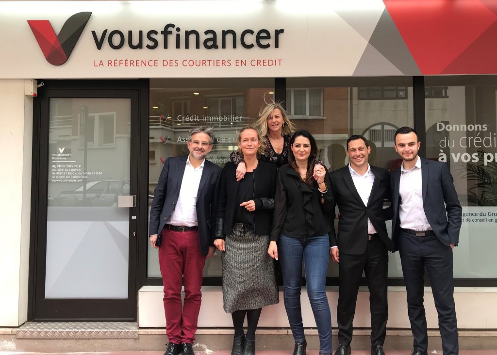 Equipe de courtiers de l'agence de courtage Vousfinancer Boulogne